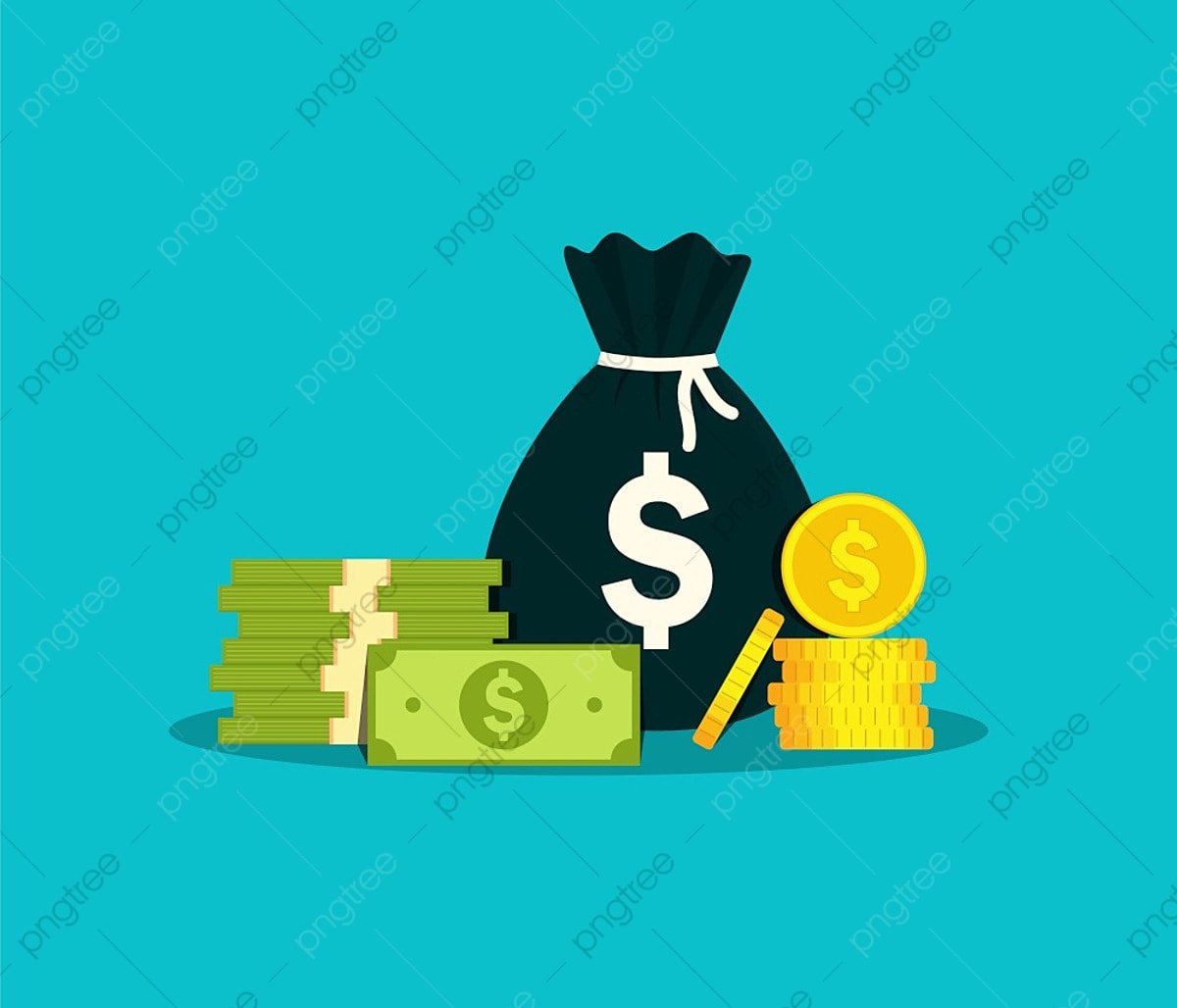 pngtree money bag for salary png image 8065307