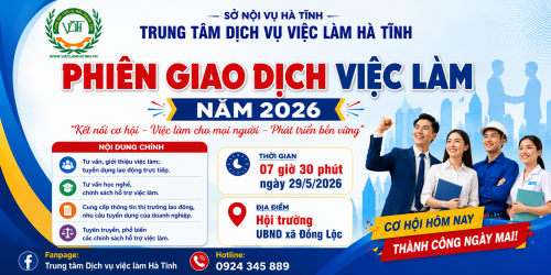 Phiên giao dịch việc làm lưu động tại xã Đồng Lộc