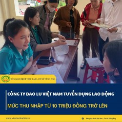 Việc làm ổn định tại KKT Vũng Áng