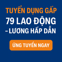 Tuyển dụng gấp 79 vị trí việc làm