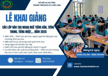 Khai giảng lớp học tiếng Hàn, tiếng Trung, tiếng Nhật năm 2025