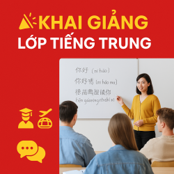 Khai giảng lớp học tiếng Trung tại Sàn giao dịch việc làm Kỳ Anh