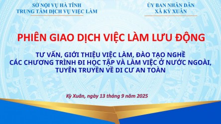 Phiên giao dịch việc làm lưu động tại xã Kỳ Xuân