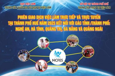 Phiên giao dịch việc làm trực tiếp và trực tuyến kết nối 6 tỉnh miền Trung