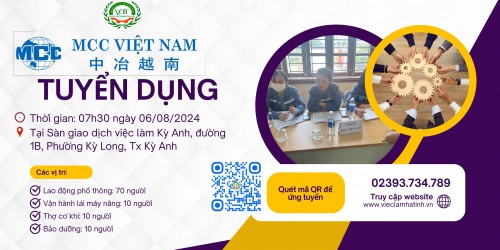 MCC Việt Nam tuyển dụng