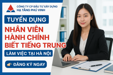 Phú Vinh tuyển dụng