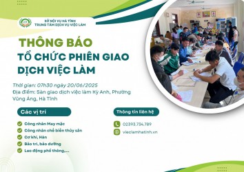 Sàn giao dịch việc làm Kỳ Anh