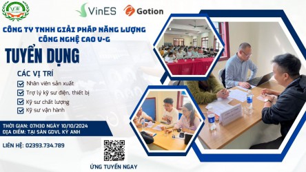 VinES Gotion tuyển dụng