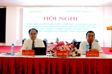 🌟Hội nghị thúc đẩy triển khai hiệu quả các chương trình đưa người lao động đi làm việc ở nước ngoài theo các thỏa thuận quốc tế - Đặc biệt là chương trình EPS và thời vụ Hàn Quốc