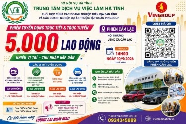Cẩm Lạc: 5.000 cơ hội việc làm – thu nhập lên đến 41 triệu đồng/tháng