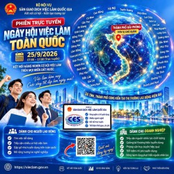 Sàn Giao dịch việc làm quốc gia tổ chức phiên trực tuyến “Ngày hội việc làm toàn...