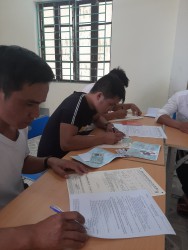 Không khí ngày đầu tiếp nhận hồ sơ đi làm việc tại Hàn Quốc theo chương trình EPS ngành ngư nghiệp