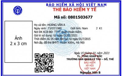 Từ ngày 1/4 sử dụng mẫu thẻ bảo hiểm y tế mới
