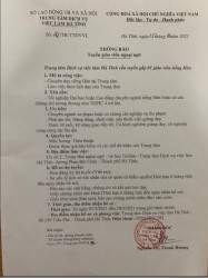 Trung tâm DVVL Hà Tĩnh thông báo tuyển dụng