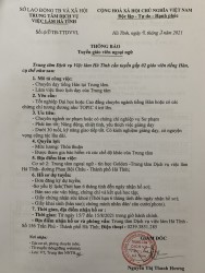 Trung tâm DVVL Hà tĩnh tuyển Giáo viên ngoại ngữ