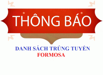 FORMOSA: Danh sách trúng tuyển phiên giao dịch việc làm Formosa ngày 07/4 ; 08/4/2022