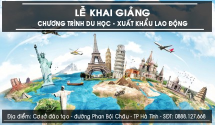 Thông báo: "Lễ khai giảng chương trình du học và Xuất khẩu lao động năm 2022"