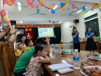 Trung tâm Dịch vụ việc làm Hà Tĩnh tổ chức Vui Tết thiếu nhi