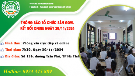 Thông báo tổ chức phiên sàn GDVL định kỳ ngày 20/11/2024