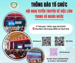 Tổ chức hội nghị tư vấn giới thiệu việc làm tại xã Thạch Khê