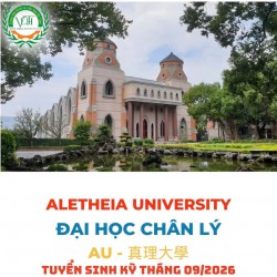 TRƯỜNG ĐH CHÂN LÝ - TUYỂN SINH KỲ THÁNG 09/2026