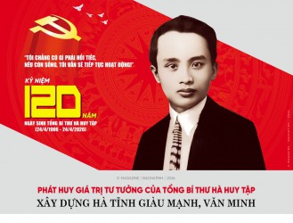 Tổ chức trọng thể lễ kỷ niệm 120 năm Ngày sinh Tổng Bí thư Hà Huy Tập