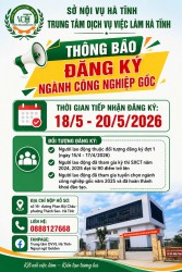 Thông báo gia hạn thời gian tiếp nhận hồ sơ ngành Công nghiệp gốc theo chương...