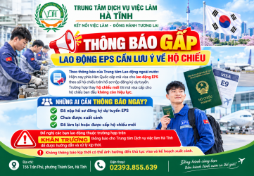 Lưu ý đối với Lao động tham gia chương trình EPS có đổi sổ hộ chiếu
