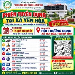 Cơ hội việc làm cho người dân tại xã Yên Hoà
