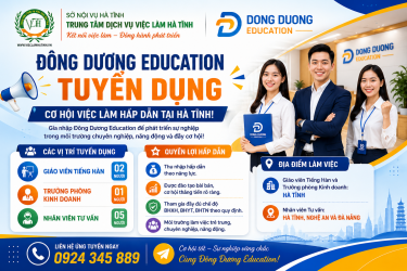 Đông Dương Education thông báo tuyển dụng nhiều vị trí