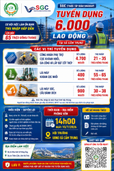 SGC (thuộc Tập đoàn Vingroup) tổ chức tuyển dụng trực tiếp 6.000 lao động tại xã...