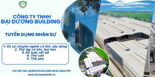 Công ty TNHH Đại Dương Building thông báo