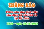 Tổ chức phiên Sàn giao dịch việc làm định kỳ lần thứ 24 ngày 20/12/2019 tại Kỳ Anh