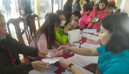 "Ngày hội việc làm" tại Can Lộc năm 2021