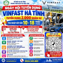 Vinfast Hà Tĩnh tuyển dụng 2.000 nhân sự tại xã Hương Khê