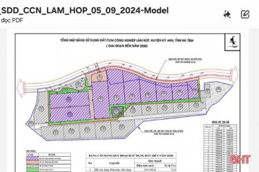 Hà Tĩnh có thêm một cụm công nghiệp rộng hơn 30 ha