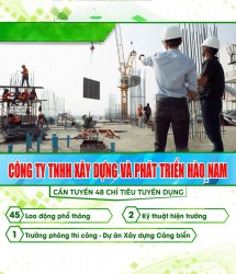 Tuyển dụng lao động đi làm ngay với mức lương tối thiểu 20 triệu đồng/tháng