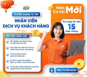 FPT Hà Tĩnh tuyển dụng Nhân viên Dịch vụ Khách hàng