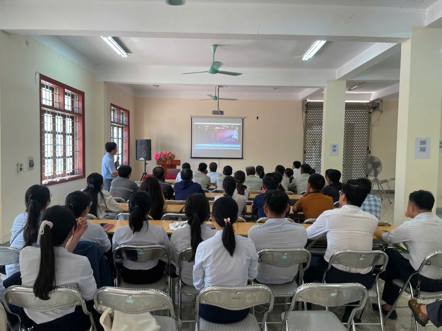 Tổ chức thành công khóa huấn luyện An toàn vệ sinh lao động cho 5 doanh nghiệp tại KKT Vũng Áng