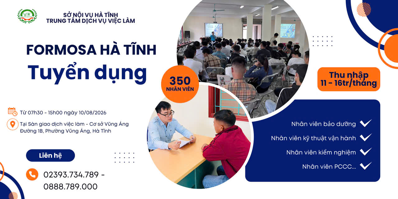 Phiên tuyển dụng tại xã Đồng Lộc: Hơn 8.000 cơ hội việc làm dành cho người lao động