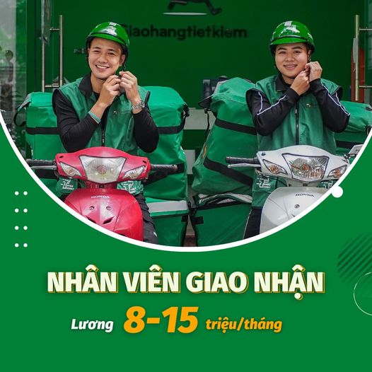 🚀 Tuyển nhân viên giao hàng tiết kiệm - Thu nhập từ 9 - 15 triệu/tháng