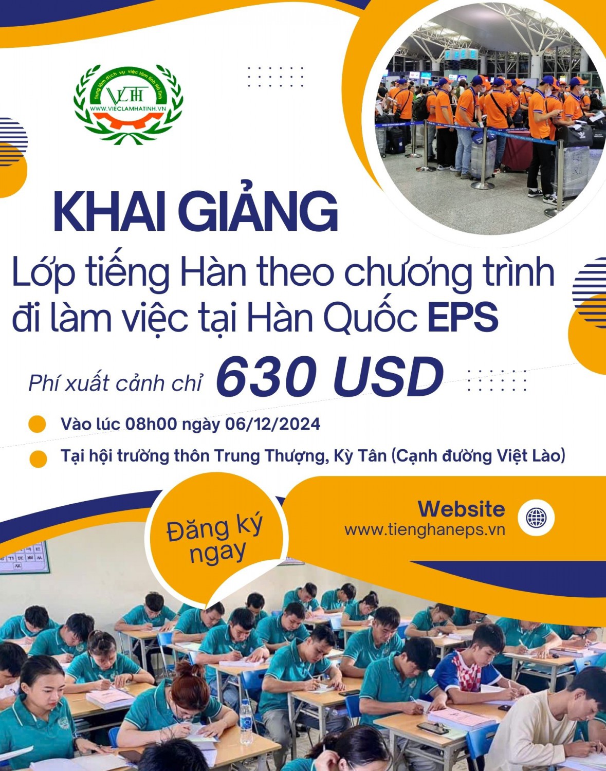 Khai giảng lớp học tiếng Hàn Quốc EPS