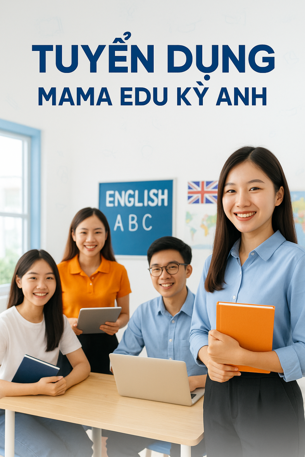 🌟 Trung tâm ngoại ngữ MAMA EDU – Chi nhánh Kỳ Anh tuyển dụng nhiều vị trí hấp dẫn