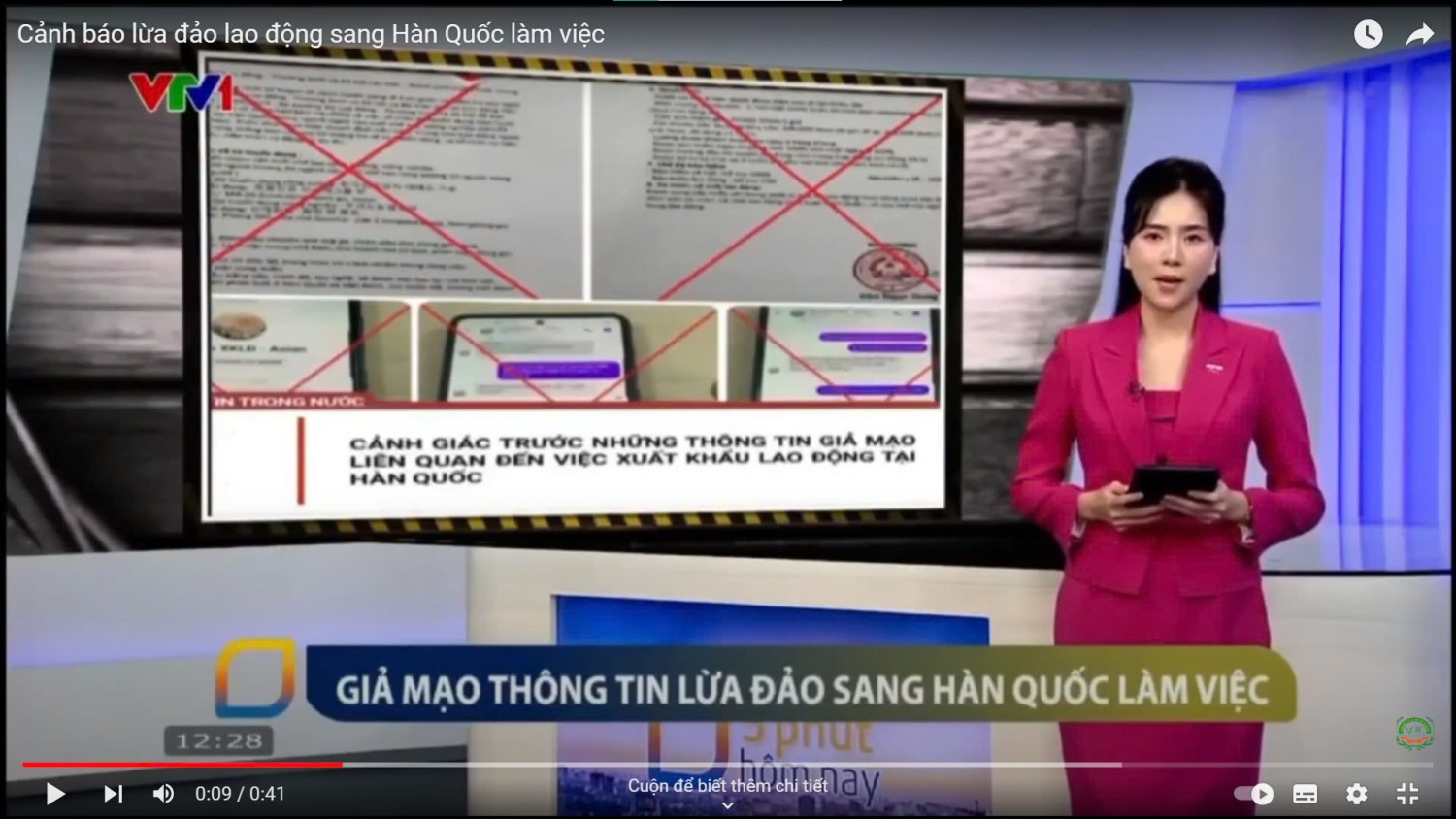 Khuyến cáo người lao động về thông tin giả mạo về việc phái cử lao động đi làm việc tại Hàn Quốc theo Chương trình EPS