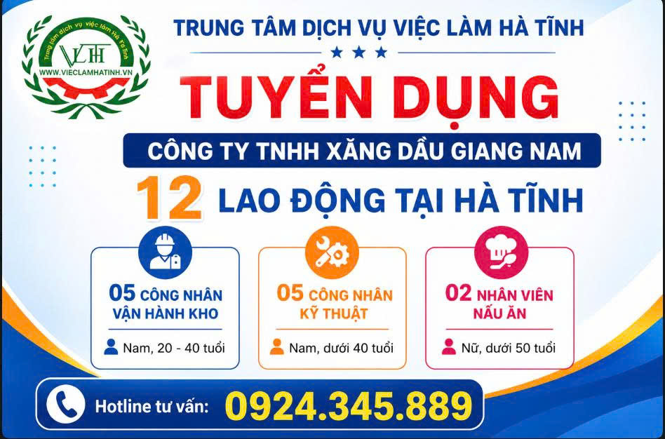 VinFast tiếp tục tuyển dụng 2.500 nhân sự tại Hà Tĩnh ngày 18/08/2026