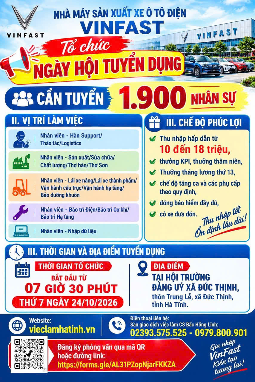 Thông báo tổ chức Phiên giao dịch việc làm định kỳ tại xã Cẩm Hưng