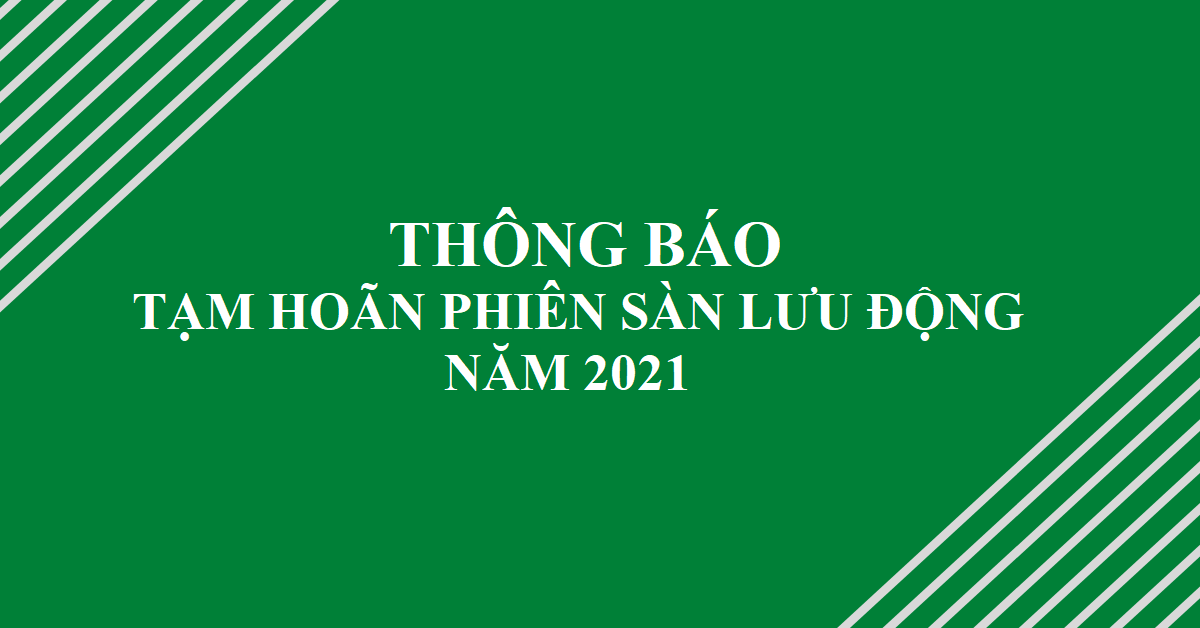 Thông báo: Tạm hoãn 2 phiên giao dịch việc làm lưu động tại xã Lưu Vĩnh Sơn - Thạch Hà và xã Lâm Trung Thuỷ - Đức Thọ