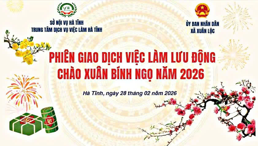 Phiên giao dịch việc làm Chào Xuân 2026 tại Phường Vũng Áng