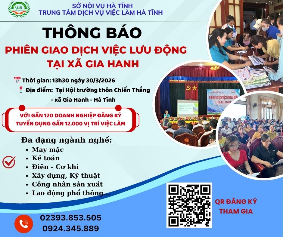Nhộn nhịp ngày đầu đăng ký dự thi tiếng Hàn theo chương trình EPS năm 2026 tại Hà Tĩnh
