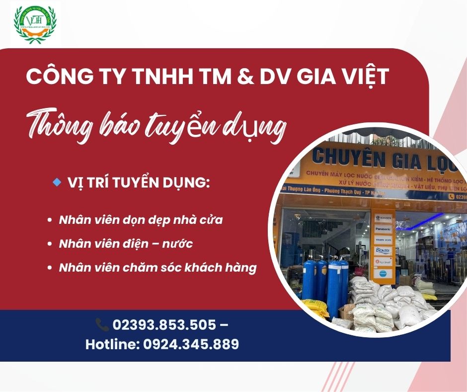 Công ty CP Chăn nuôi - Mitraco Hà Tĩnh tuyển dụng